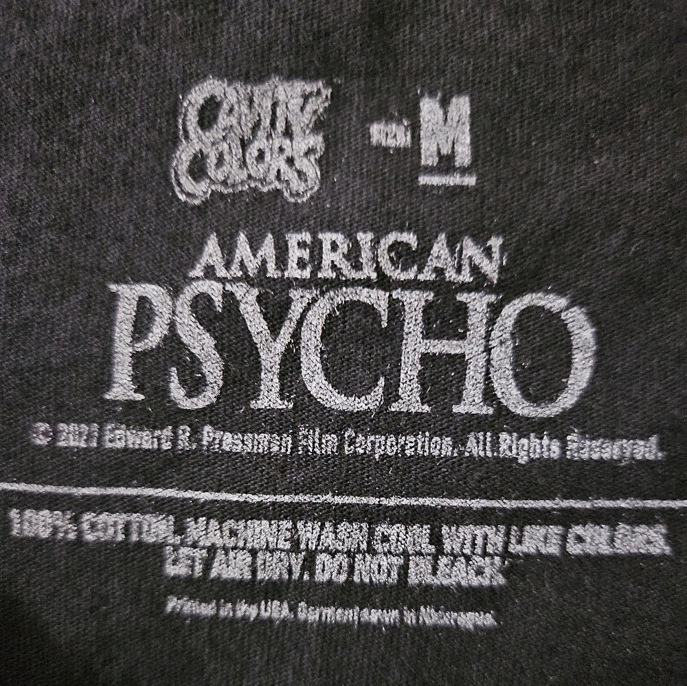 Cavity Colors Special Edition American Psycho Graphic Long-Sleeved Tee - Picture 2 of 12